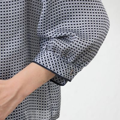 アバカスドットプリントボウタイブラウス | AMACA (Women)/アマカ