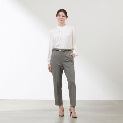 バックサテンジョーゼットブラウス | AMACA (Women)/アマカ | 三越