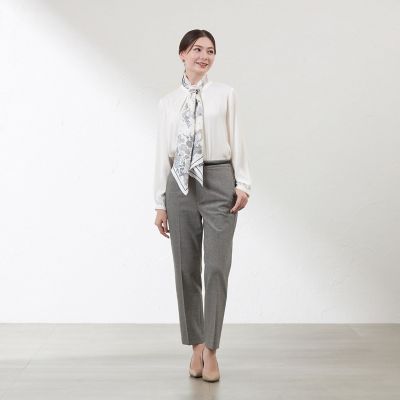 バックサテンジョーゼットブラウス | AMACA (Women)/アマカ | 三越