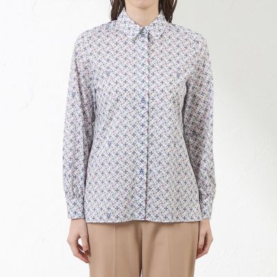 LIBERTY】Ribbon Medallion タナローンシャツ