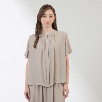 ＜AMACA (Women)＞ドライツイストブラウス