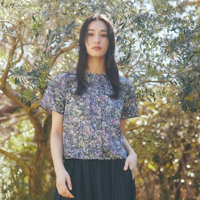 ＜AMACA (Women)＞【Ａｎｎｉｖｅｒｓａｒｙ　Ｐｉｅｃｅ】ワイルドフラワープルオーバー