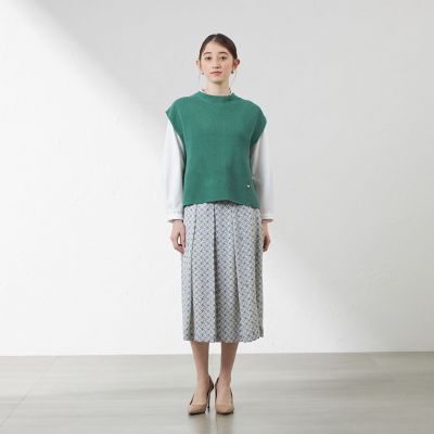 コットンコードニットベスト | AMACA (Women)/アマカ | 三越伊勢丹