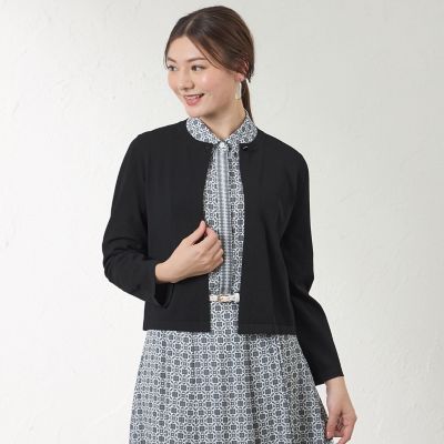 ＜AMACA (Women)＞【接触冷感・ＵＶ対策】ライトレーヨンストレッチ　ボレロ