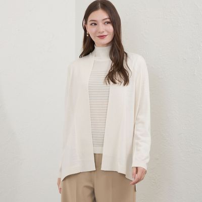 ＜AMACA (Women)＞マイベーシックカーディガン