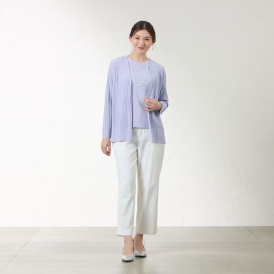 ドライレーヨンストレッチ 着流しカーディガン | AMACA (Women)/アマカ