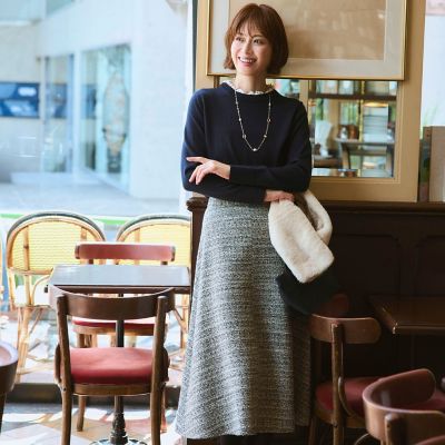 レース襟ニット | AMACA (Women)/アマカ | 三越伊勢丹オンラインストア