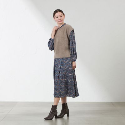 ヘアリーニットジレ | AMACA (Women)/アマカ | 三越伊勢丹オンライン