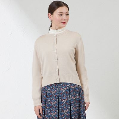 A-K-R-I-S- アクリス カシミヤ シルク ニット 長袖 カーディガン AKRIS カシミヤ シルク ストレッチ ボタンレス カーディガン - メルカリ