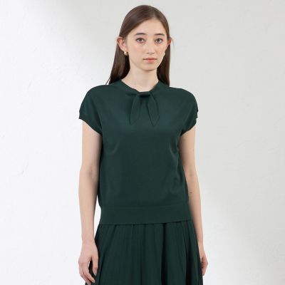 ＜AMACA (Women)＞リボンニット