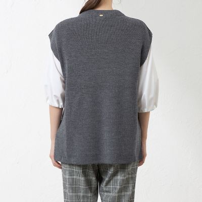 チュニックニットベスト | AMACA (Women)/アマカ | 三越伊勢丹