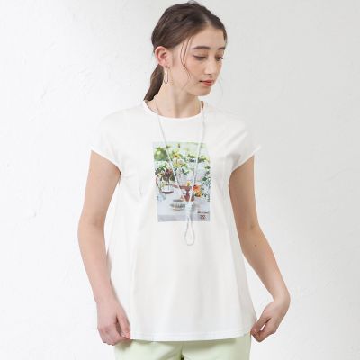 ＜AMACA (Women)＞【Ａｎｎｉｖｅｒｓａｒｙ　Ｐｉｅｃｅ】ｍｉｎ　ｅｔ　ｍａｘｉ　コラボＴシャツ