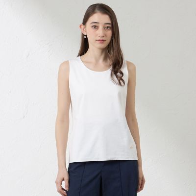 ＜AMACA (Women)＞フロント２重タンクトップ