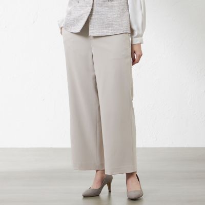 ＜AMACA (Women)＞トリクシオントロワイドクロップドパンツ