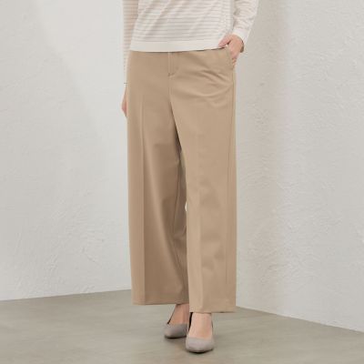 ＜AMACA (Women)＞ニューライジングストレッチセミワイドパンツ