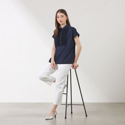 接触冷感・UV対策・吸水速乾】ドライオックス クロップドパンツ