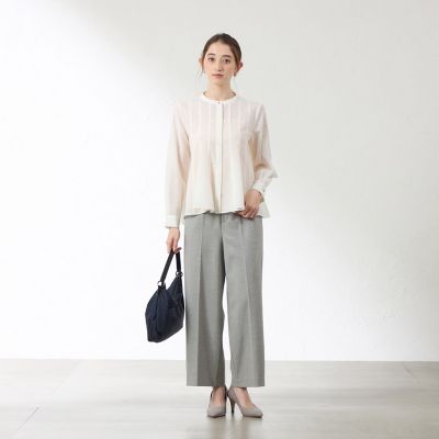 ニューライジングストレッチ セミワイドパンツ | AMACA (Women)/アマカ
