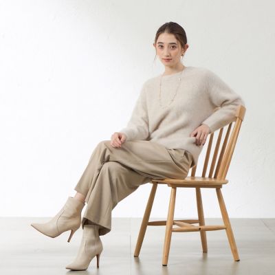 ニューライジングストレッチ セミワイドパンツ | AMACA (Women)/アマカ