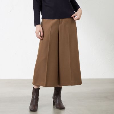 ソフトクリアウールワイドクロップパンツ | AMACA (Women)/アマカ