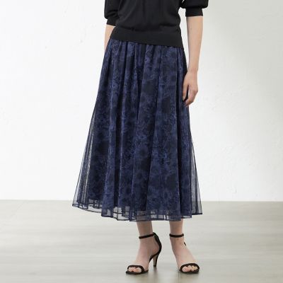 ＜AMACA (Women)＞Ｓｗｉｍ　Ｄｕｎｃｌａｒｅ　チュールスカート