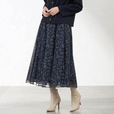 ＜AMACA (Women)＞【ＬＩＢＥＲＴＹ】チュールスカート