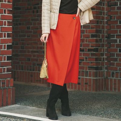 ＜AMACA (Women)＞ニューライジングストレッチスカート