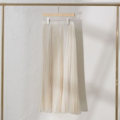 ＜AMACA (Women)＞【ＡＴＥＬＩＥＲ　ＣＯＬＬＥＣＴＩＯＮ】ヴィンテージジョーゼットプリーツスカート