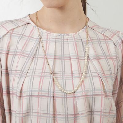 ＜AMACA (Women)＞パールコンビネックレス