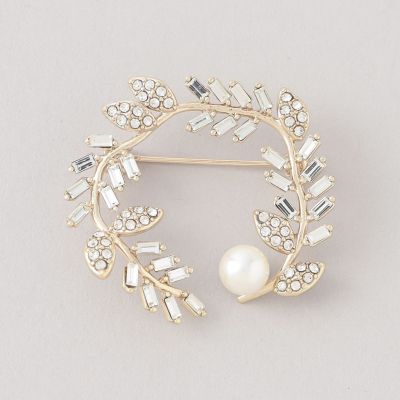 ガラスリーフブローチ | AMACA (Women)/アマカ | 三越伊勢丹オンライン