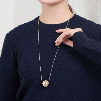 フラワーボールネックレス | AMACA (Women)/アマカ | 三越伊勢丹