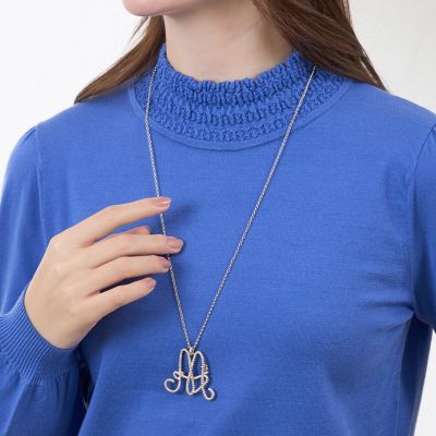 AMACA (Women)/アマカ 花文字ネックレス