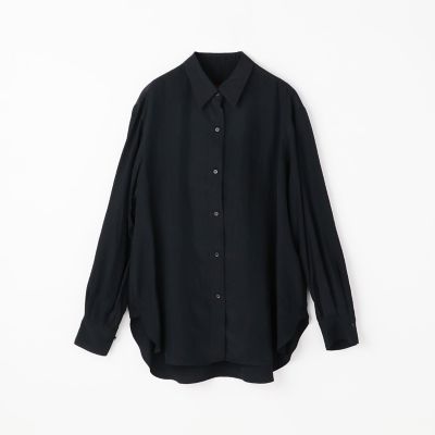 シルキーポプリン　レギュラーシャツ