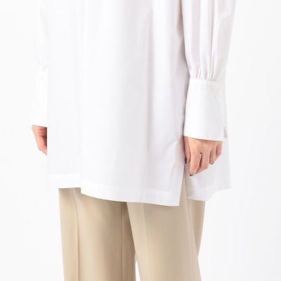 コットンタイプライター　チュニックブラウス