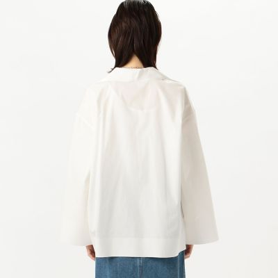スビンコットン　ボリュームスリーブプルオーバー