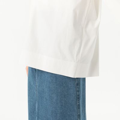 スビンコットン　ボリュームスリーブプルオーバー