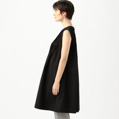 スビンコットンブロード　ノースリーブチュニックシャツ