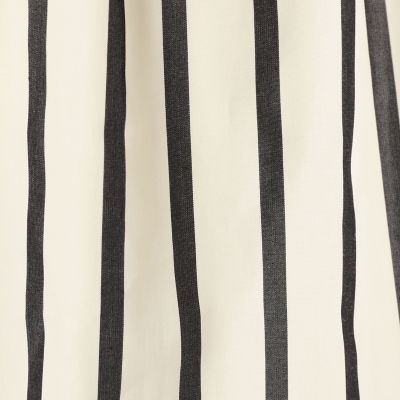 ギザコットンブロードストライプ　ノースリーブチュニックシャツ
