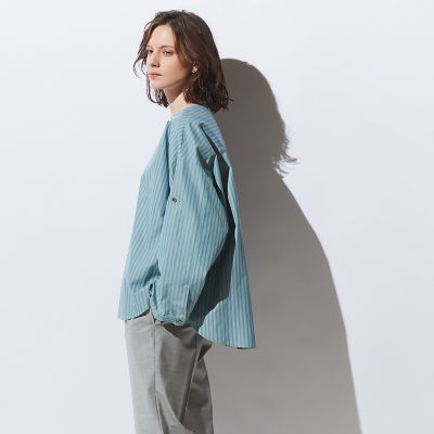 ＜maison TOMORROWLAND＞ベーシックコットン　クルーネックシャツ