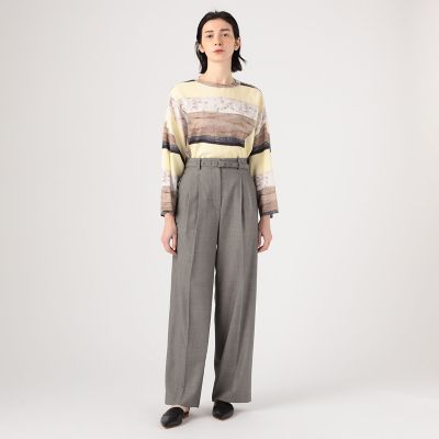 ランドスケーププリント クルーネックブラウス maison TOMORROWLAND/メゾン トゥモローランド 三越伊勢丹オンライン