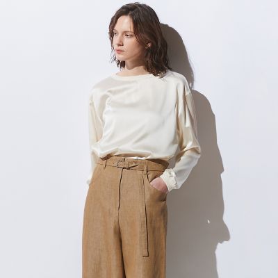 オシャレ 【agnès b.】 シルクストレッチセットアップ - 通販 - www