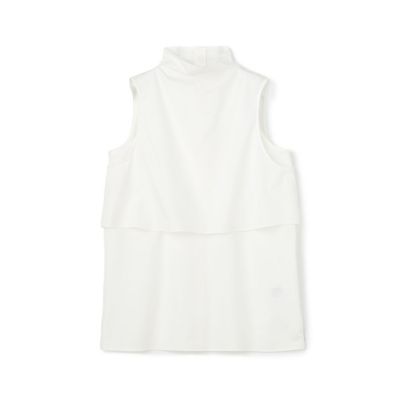＜maison TOMORROWLAND＞ベーシックコットン　レイヤードノースリーブシャツ