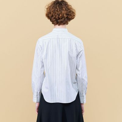 スビンコットンツイル　ベーシックシャツ
