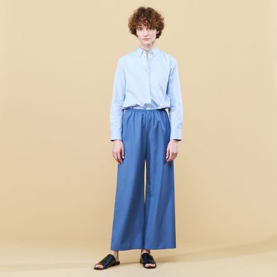 スビンコットンツイル　ベーシックシャツ
