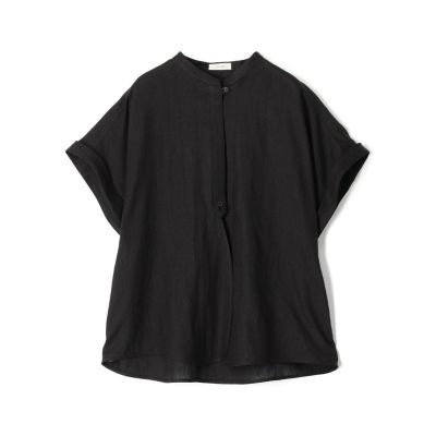 リネンラミーシルク　フレンチスリーブブラウス