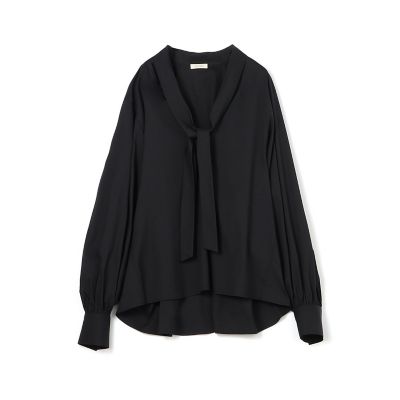✨希少✨ RALPH LAUREN ストレッチコットン ボウタイブラウス 10 