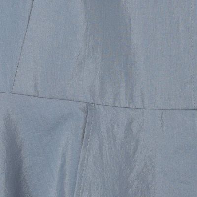 コットンシルクタイプライター　アシンメトリーペプラムブラウス