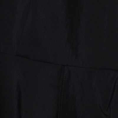 コットンシルクタイプライター　アシンメトリーペプラムブラウス