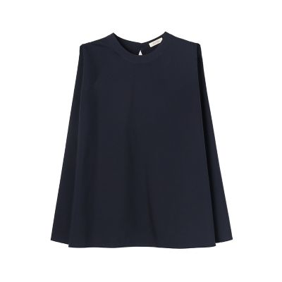 ＜maison TOMORROWLAND＞コットンストレッチポプリン　ノースリーブブラウス