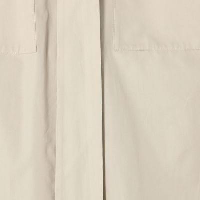 コットンタイプライター　タイ付きシャツ