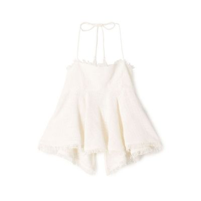 maison TOMORROWLAND/メゾン トゥモローランド コットンナイロンバスケット　ペプラムドールトップス